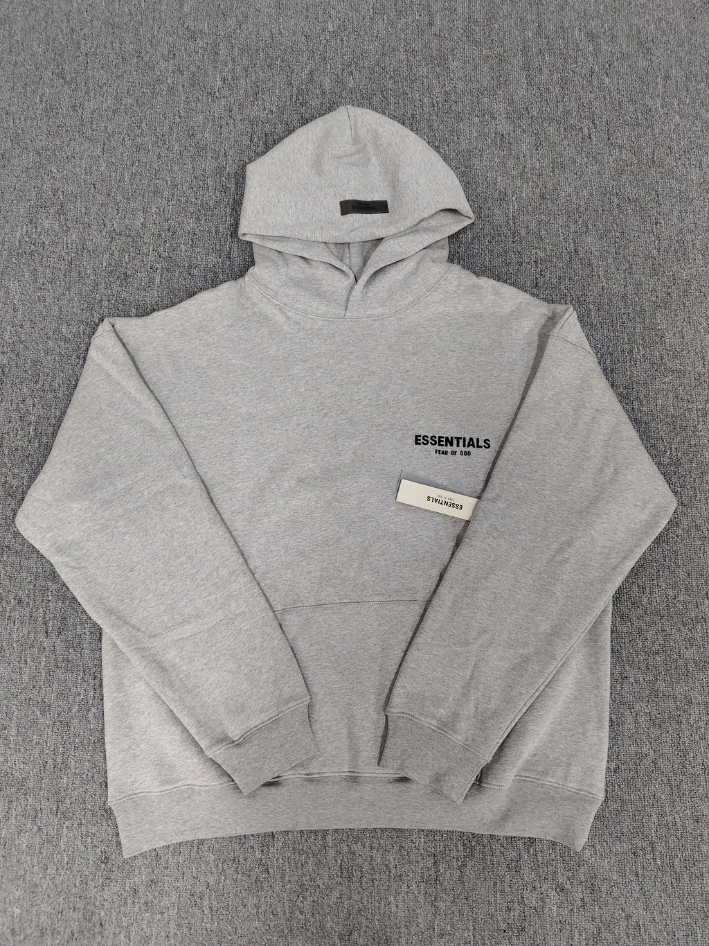 Essentials Dark Oatmeal Hoodie
