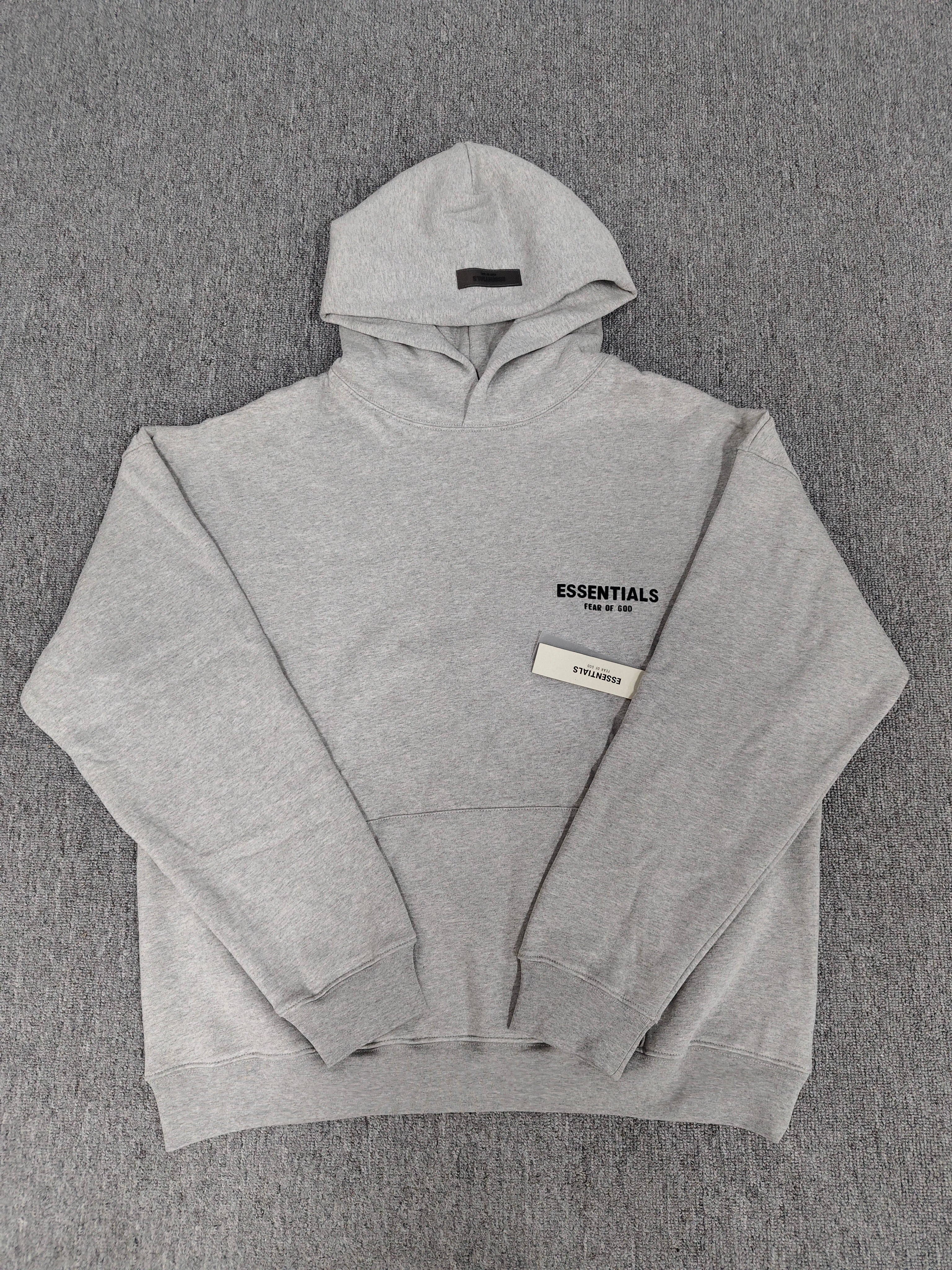 Essentials Dark Oatmeal Hoodie